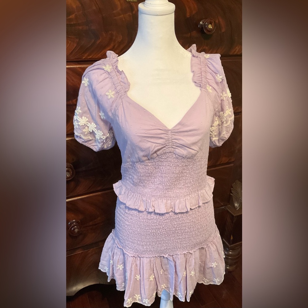 💜 LoveShackFancy “Jarrah Dress” in Purple Dawn – NWT (Size Medium